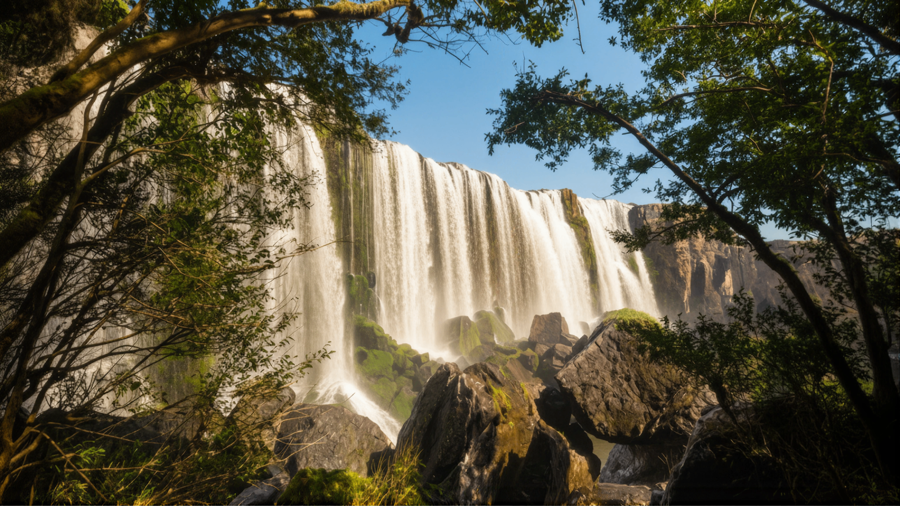 Paisagem do Parque Estadual do Tainhas com araucárias e campos